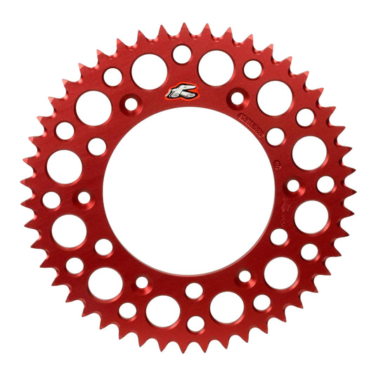 Renthal Sprocket Rear Red 49T Alloy 7075 T6 Grooved