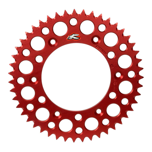 Renthal Sprocket Rear Red 52T Alloy 7075 T6 Grooved Honda
