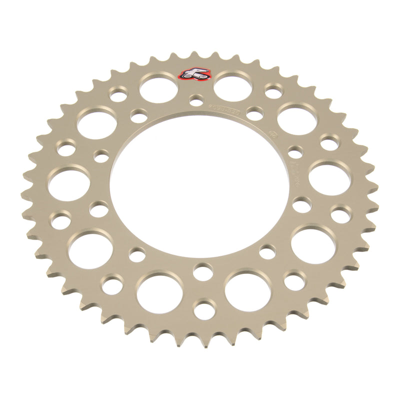 Load image into Gallery viewer, Renthal Sprocket Hard Anodised 46t Silver
