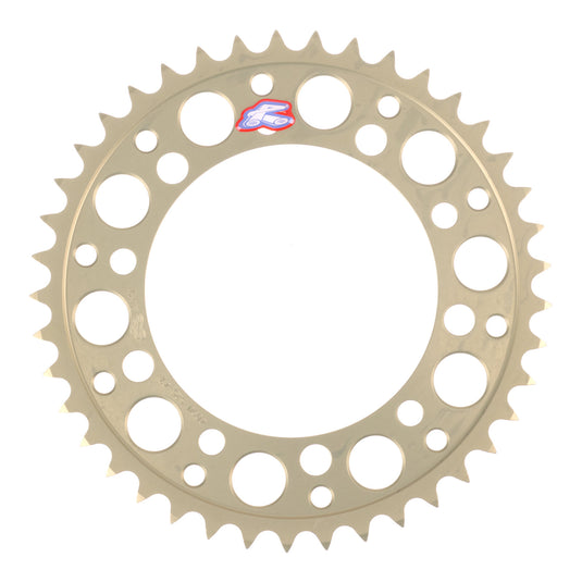 Renthal Rear Sprocket T6 7075 Alloy Grooved 409 / 525 - Silver [Suzuki]