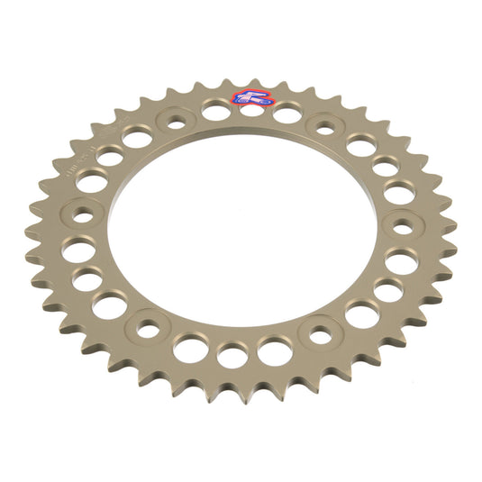 Renthal Sprocket Rear Silver 41T Alloy 7075 T6 Grooved Mont