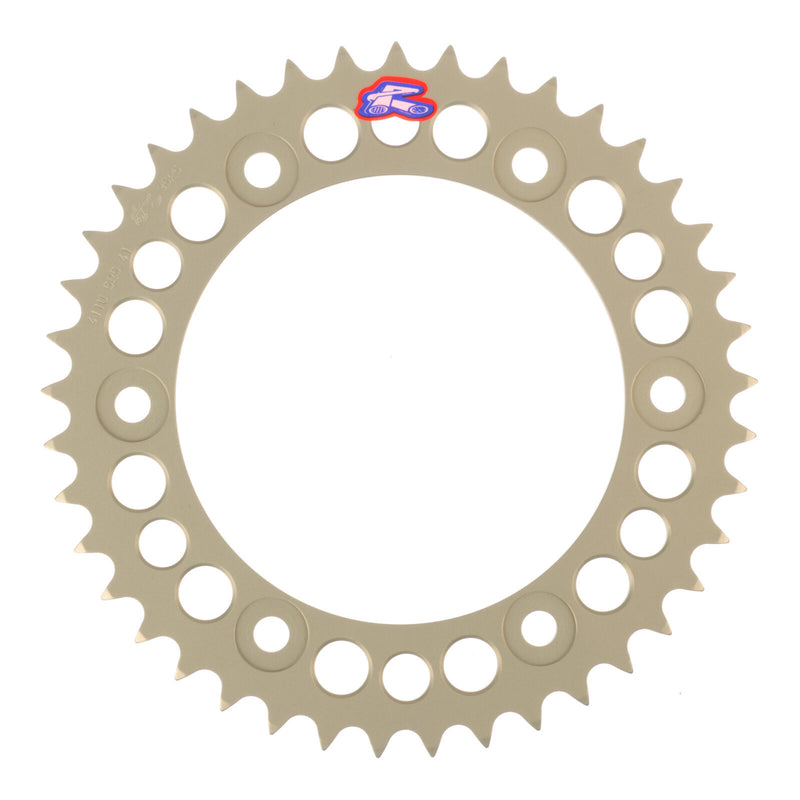 Load image into Gallery viewer, Renthal Sprocket Rear Silver 41T Alloy 7075 T6 Grooved Mont
