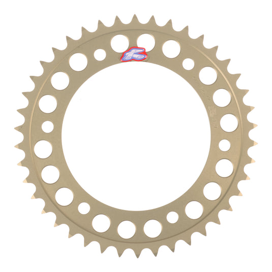 Renthal Sprocket Rear Silver 42T Alloy 7075 T6 Grooved Honda