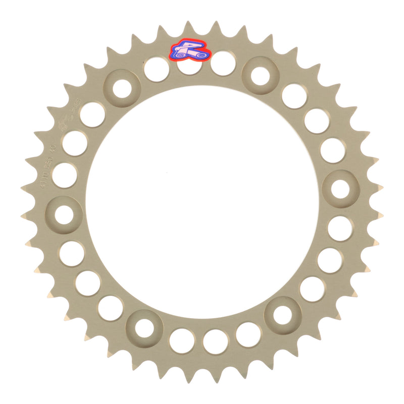 Load image into Gallery viewer, Renthal Rear Sprocket T6 7075 Alloy Grooved 411 / 530 - Silver [Honda]
