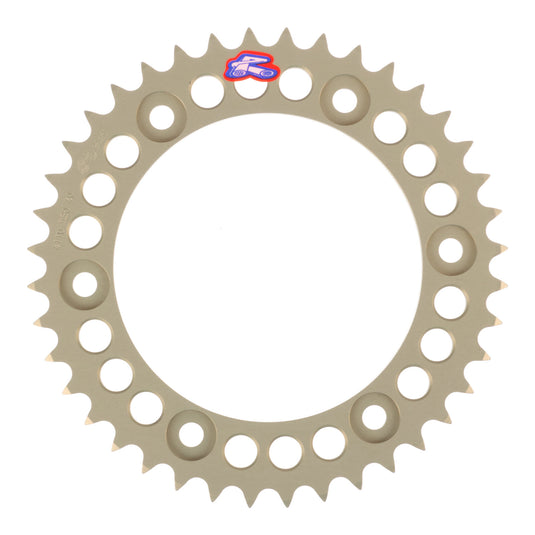 Renthal Rear Sprocket T6 7075 Alloy Grooved 411 / 530 - Silver [Honda]