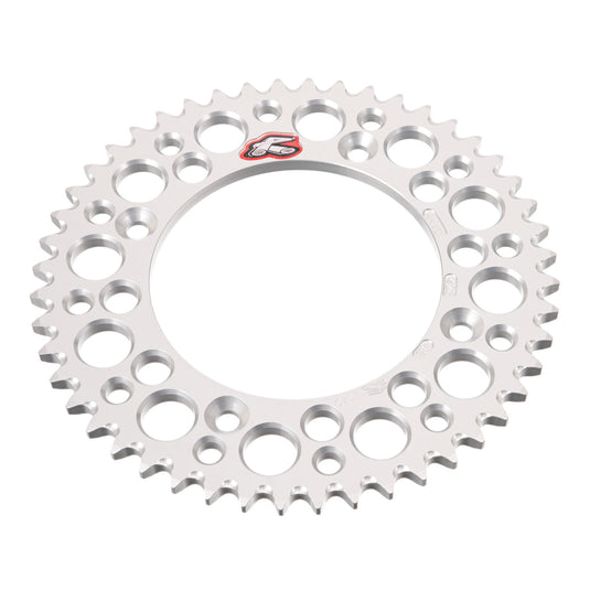 Renthal Sprocket Rear Silver 48T Alloy 7075 T6 Grooved