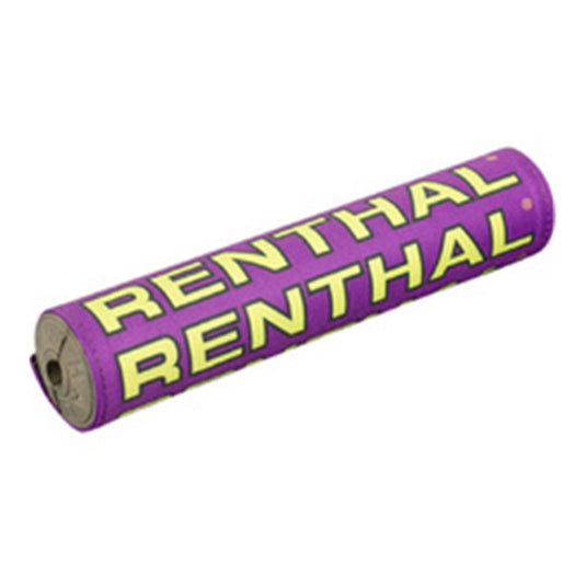 Renthal SX Handlebar Pad 10in - Purple / Yellow Retro
