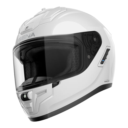 Sena Phantom Smart Helmet with Mesh Comms - Gloss White