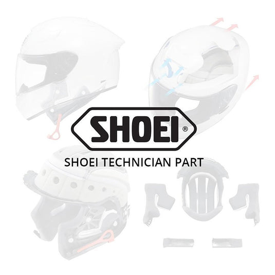 Shoei Qwest Lower Air Intake - Matte Black