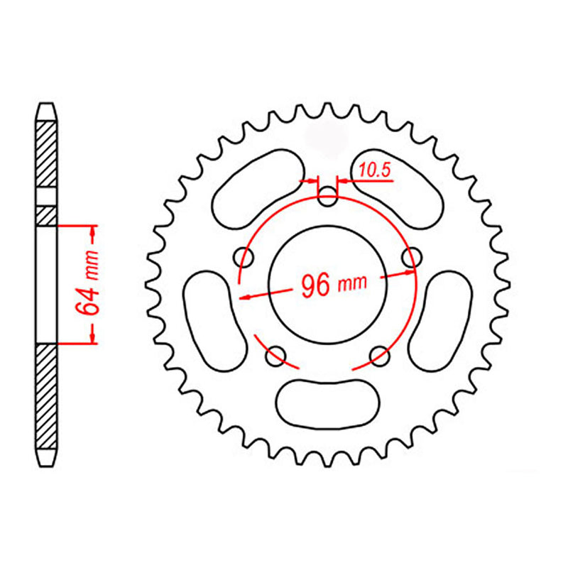 Load image into Gallery viewer, Sprocket Kit Honda XLR125 (520 conv.) - 520XRE 12/55

