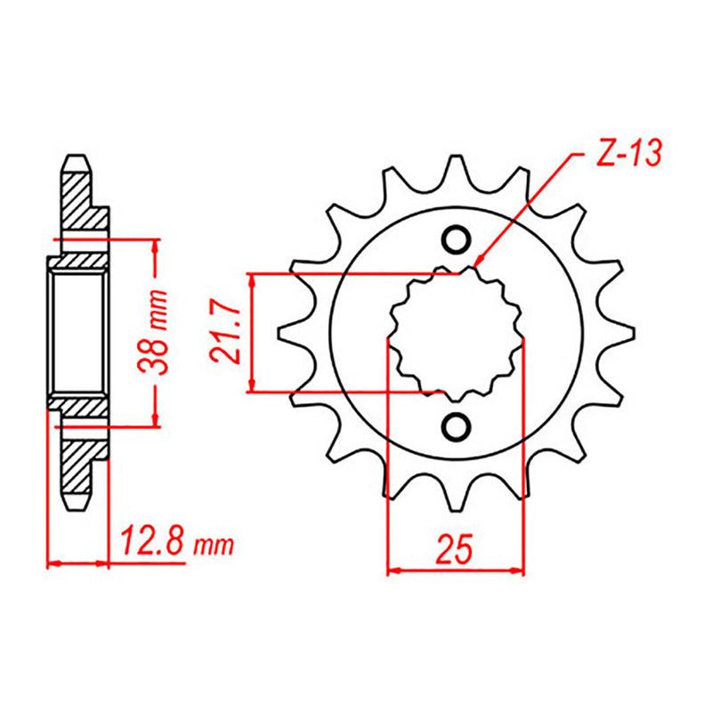 Load image into Gallery viewer, Sprocket Kit Kawasaki KLR650 '06-'21 X-Ring - Gold 15/43
