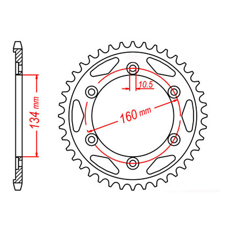 Load image into Gallery viewer, Sprocket Kit Honda CBR954RR '00-'03 (recommended) - 530ZXW 16/42
