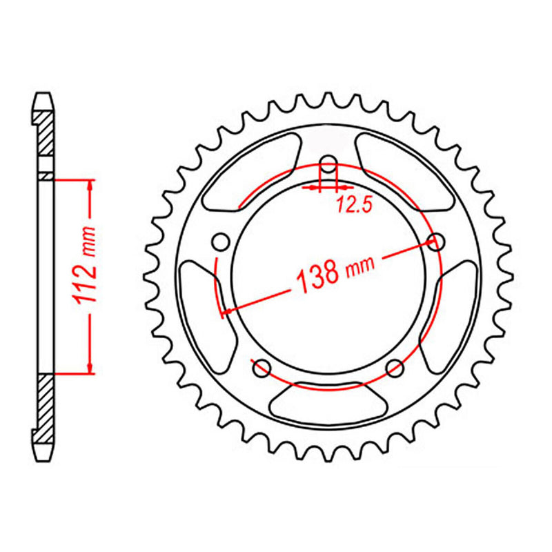 Load image into Gallery viewer, Sprocket Kit Honda CBR1100XX Blackbird - GB530XRE (Economy) 17/44
