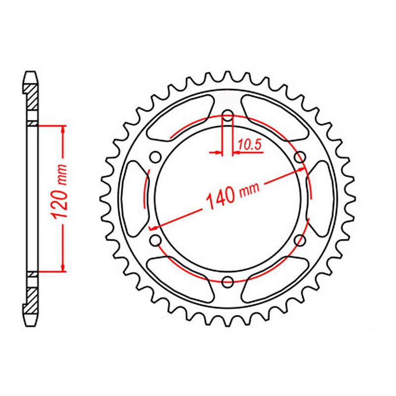 Load image into Gallery viewer, Sprocket Kit Suzuki TL1000S (recommended) - 530ZXW 17/38
