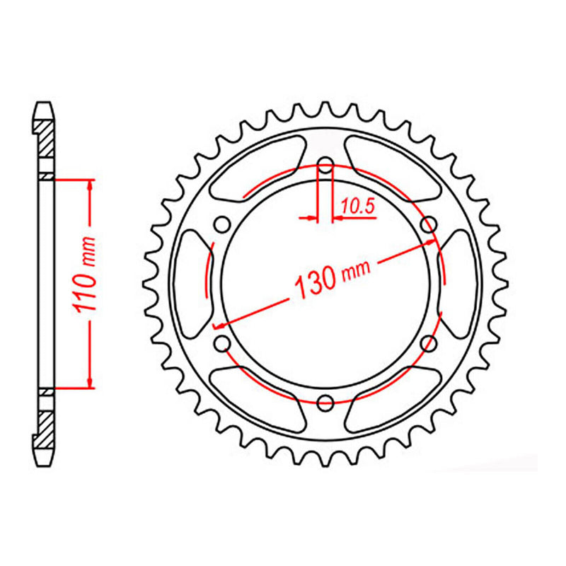 Load image into Gallery viewer, Sprocket Kit Yamaha YZF-R1 '98-'03 Gold (recommended) - GB530ZXW 16/43
