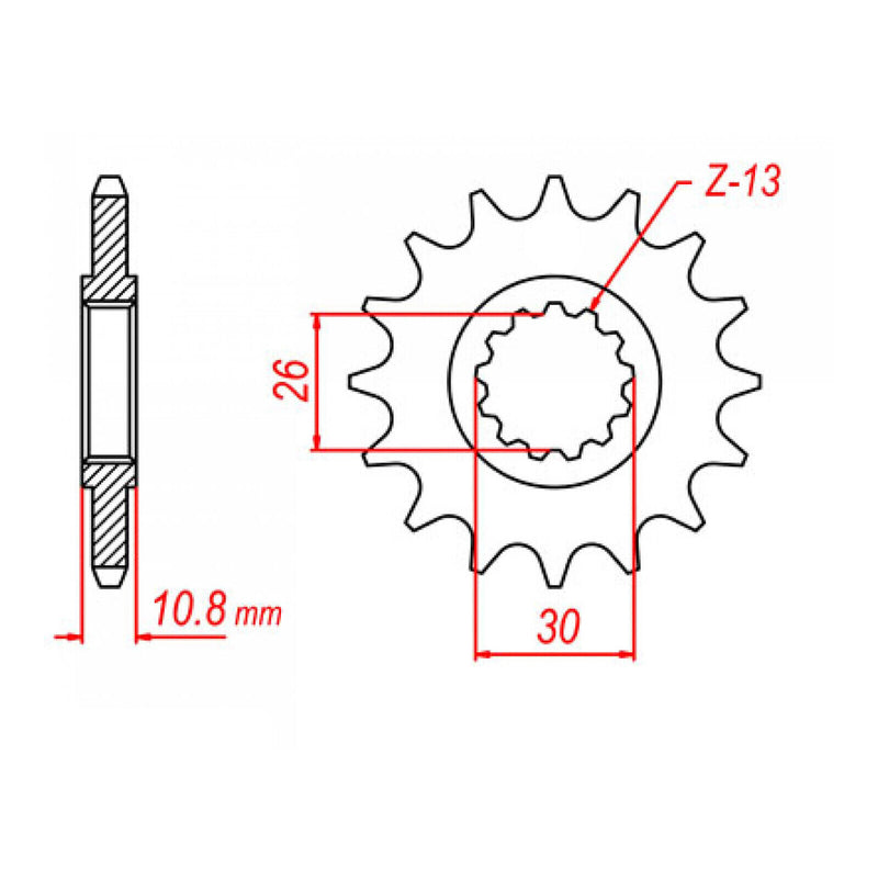 Load image into Gallery viewer, Sprocket Kit Yamaha YZF-R1 '98-'03 (recommended) - 530ZXW 16/43

