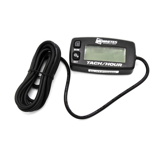WHITES HOUR TACHO METER - BLK