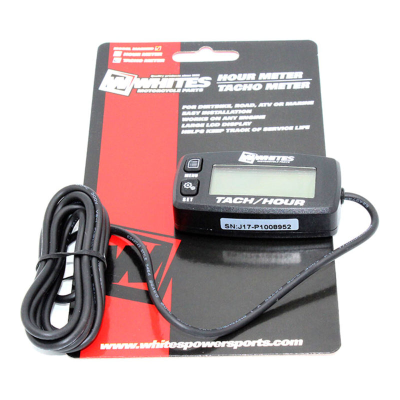 Load image into Gallery viewer, WHITES HOUR TACHO METER - BLK
