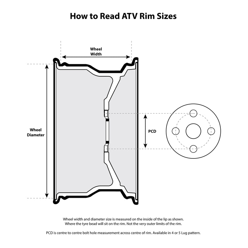 Load image into Gallery viewer, Whites ATV/UTV Steel Rim 14x6 Polaris Front 4/156 +40.2 - Black
