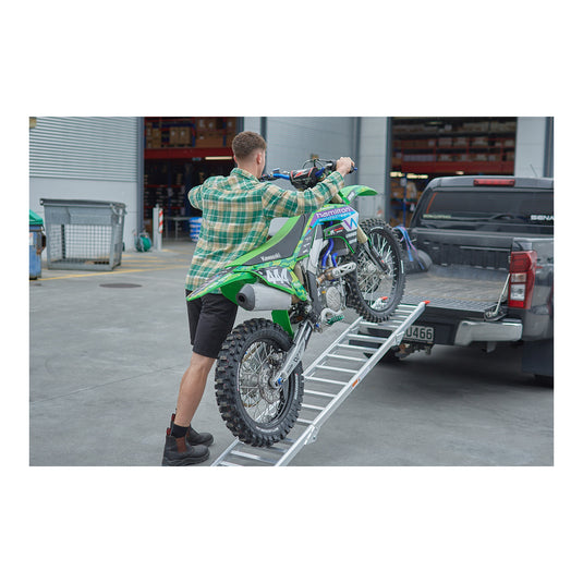 Whites Alloy Tailgate Ramp Folding 222x35cm - 318kg Rated