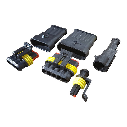 WHITES 2 WIRE WATERPROOF ELECTRICAL CONNECTOR