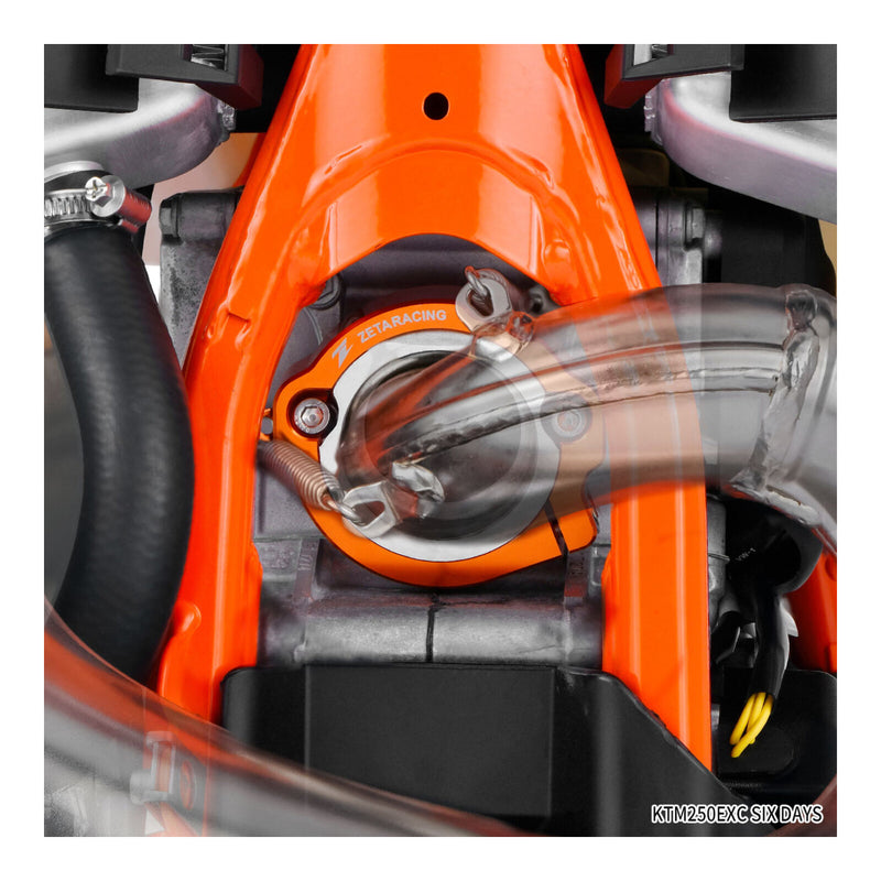 Load image into Gallery viewer, Zeta Exhaust Flange Guard KTM Husqvarna GasGas 2-Stroke - Orange
