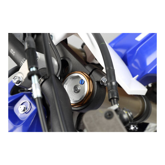 Zeta Front Fork Air Valve Cap Screw KYB/Showa - Blue 2pcs