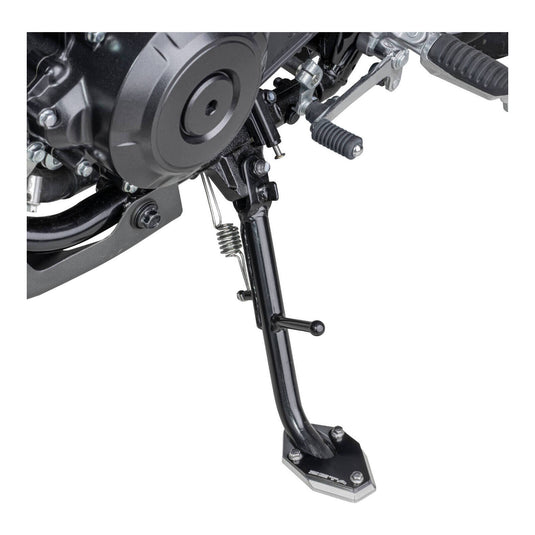 Zeta Side Stand Extender Black/Silver Suzuki V-Strom250 '17-, 1000 '14-
