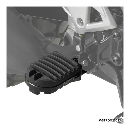 Zeta Adventure Foot Pegs V-Strom – Black