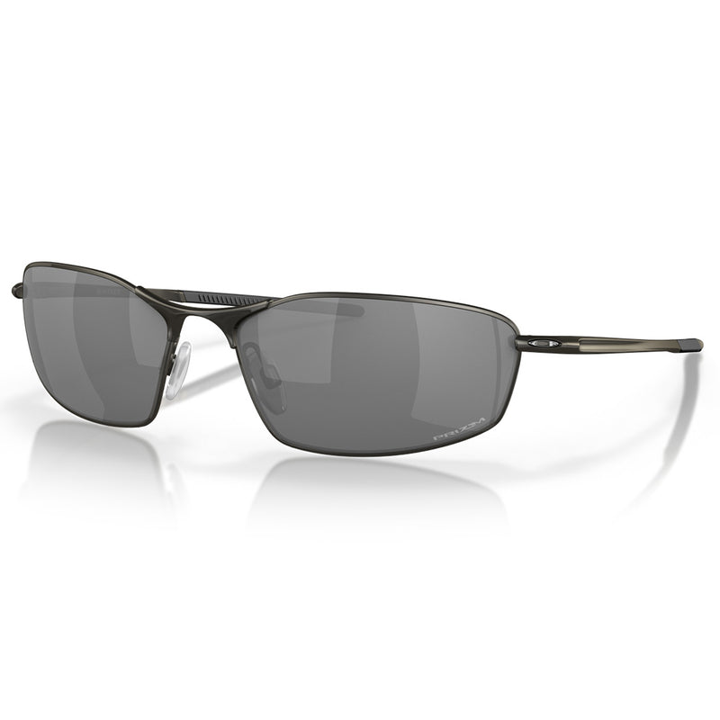 Load image into Gallery viewer, 0OO414141410160 Oakley Whisker Sunglasses Carbon Frame with PRIZM Black Lens
