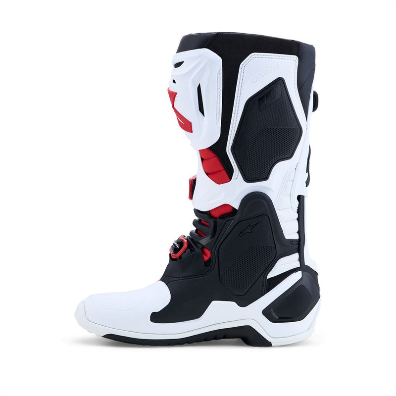 Load image into Gallery viewer, Alpinestars Tech-10 MX Boots White/Black/Bright Red
