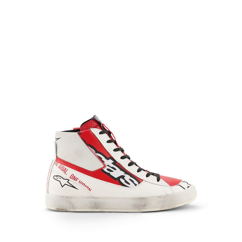 Load image into Gallery viewer, Alpinestars Stated Flair Shoes White/Bright Red
