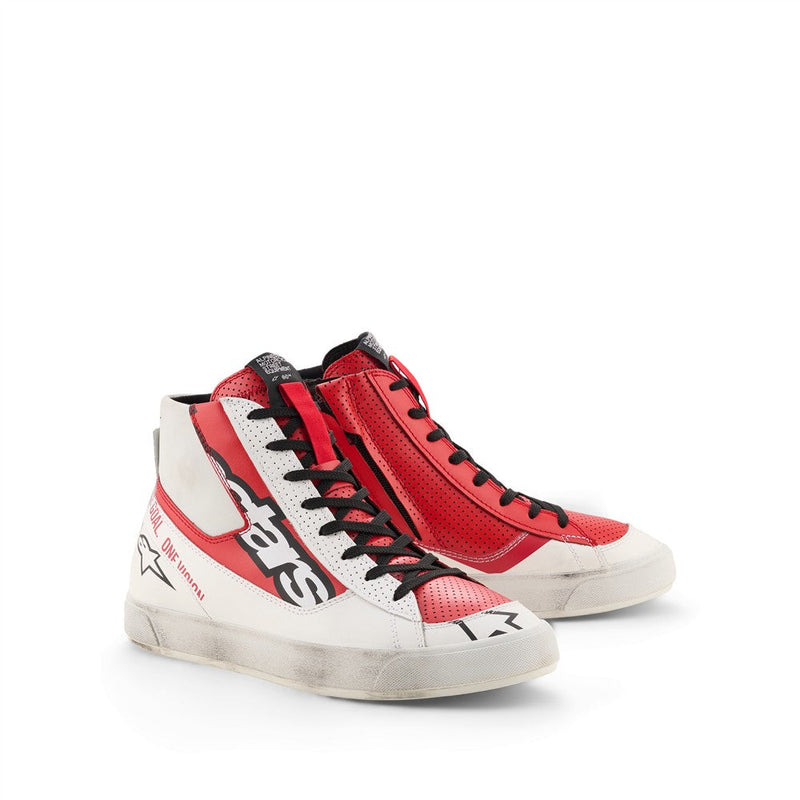 Load image into Gallery viewer, Alpinestars Stated Flair Shoes White/Bright Red
