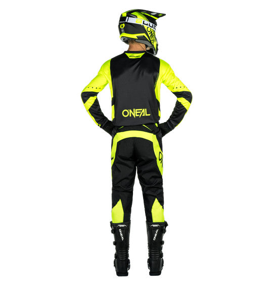 O'Neal Youth ELEMENT Racewear V.24 Jersey - Black/Neon