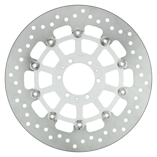 METAL GEAR BRAKE DISC SILVER REAR