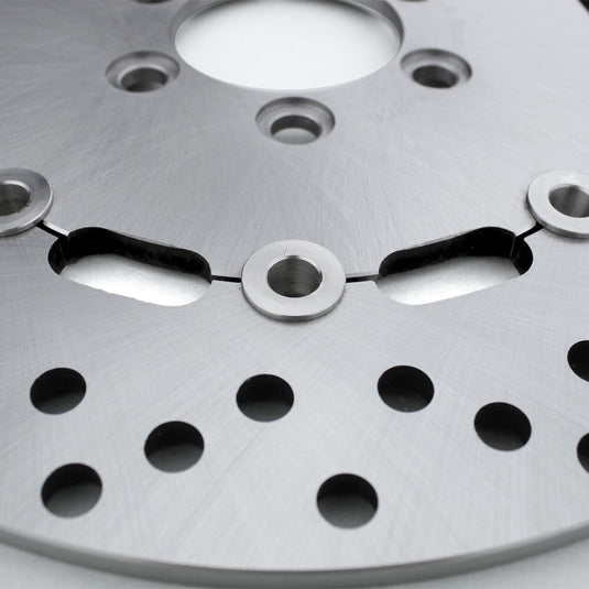 METAL GEAR BRAKE DISC REAR SILVER