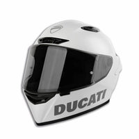 Ducati Logo White Full Face Helmet