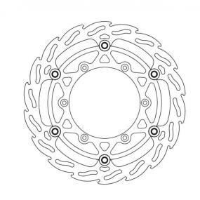 BRAKE DISC FRONT MOTO MASTER FLAME OVERSIZED 270MM KAWASAKI YAMAHA SUZUKI
