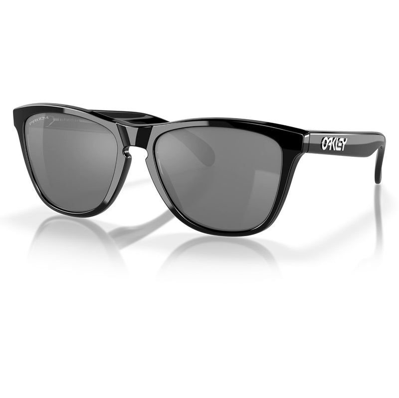 Load image into Gallery viewer, 0OO9013-C455 Oakley Frogskins Sunglasses Polished Black Frame with PRIZM Black Lens
