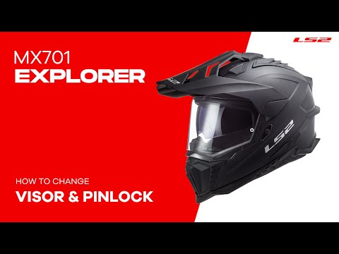 Load and play video in Gallery viewer, LS2 MX701 Explorer Alter Helmet - Matte Black / White (XS)
