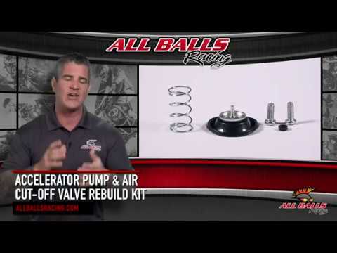 Load and play video in Gallery viewer, All Balls Racing Accelerator Pump Rebuild Kit (46-3004)
