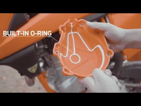 Load and play video in Gallery viewer, IGNITION COVER PROTECTOR HON CRF450R 11-16 BLK
