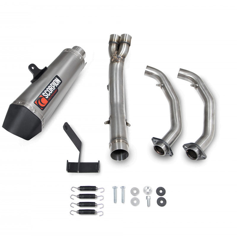 Load image into Gallery viewer, SERKET TAPER FULL SYSTEM TITANIUM, KAWASAKI NINJA 650 17-CURRENT
2017 - 2022
