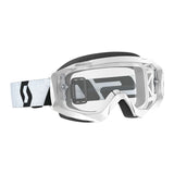 2019 Hustle X MX Goggle White/Black Clear Works Lens