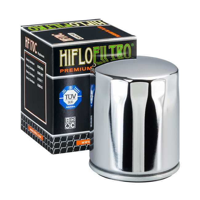 Load image into Gallery viewer, HiFlo HF170C Oil Filter - Chrome
