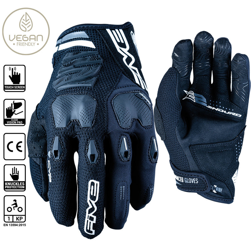 Load image into Gallery viewer, FIVE E2 Enduro Gloves Black
