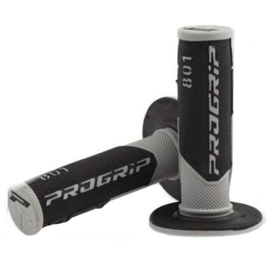 Progrip PG801 MX Grips - Grey/Black PG801GB