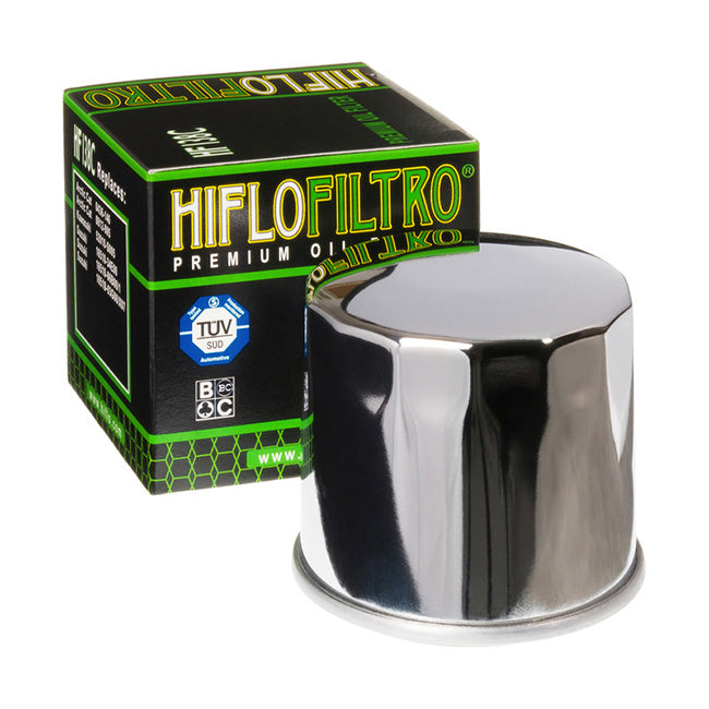 Load image into Gallery viewer, Hiflo HF138C Oil Filter - chrome
